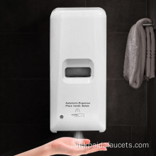 Distributore di sapone per sensore a infrarossi in plastica bianca
